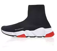 achetez en ligne chaussures de balenciaga noir rouge